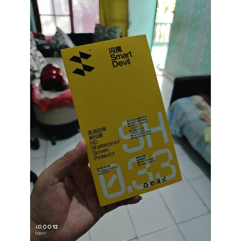 Tempred Glass SmartDevil Smart Devil IQOO 12 SISA 1 BARU mirip ibywind