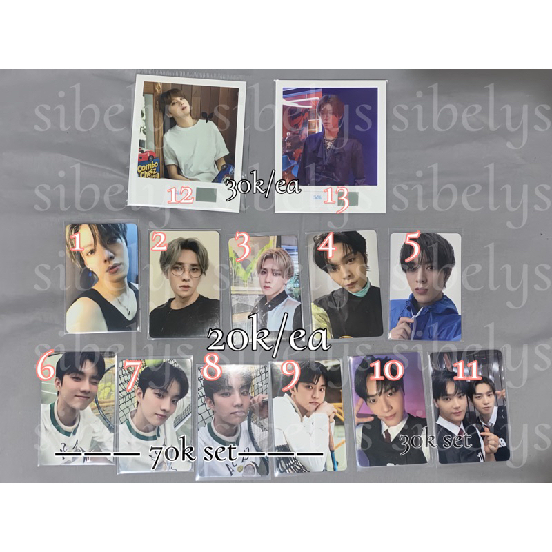 PHOTOCARD NCT THE BOYZ Q CHANGMIN HAKNYEOM SG22 JOHNNY YUTA KUN HAECHAN NCT 127 NCT DREAM WayV