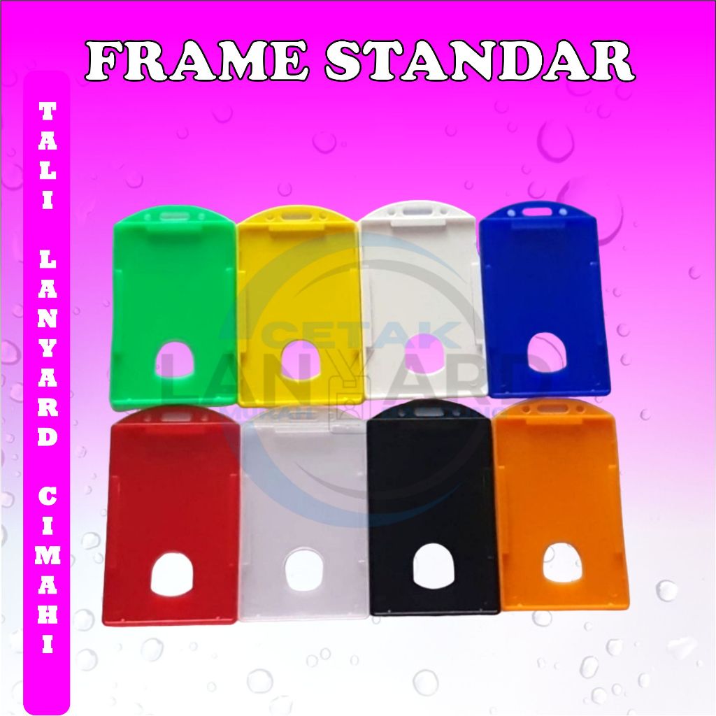 

CASE HOLDER STANDAR PLASTIK/FRAME CASE ID CARD STANDAR/TEMPAT ID CARD STANDAR