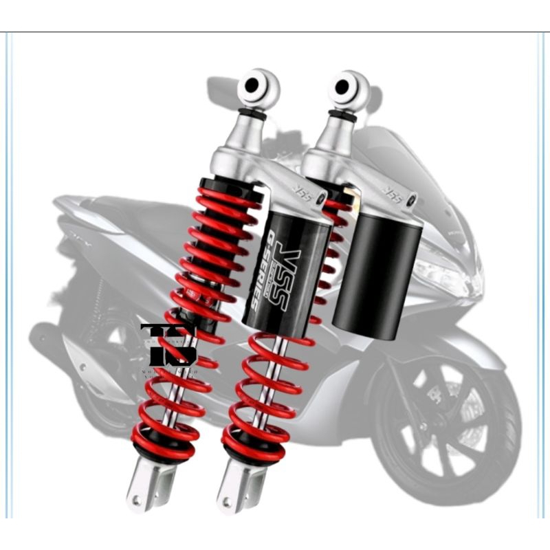 Shock YSS G Series PCX 150 Red Black // Original By YSS Suspension // Shocm YSS G Series Merah PCX 1
