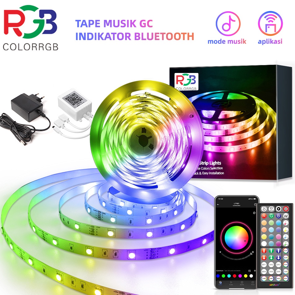Led strip rgb led strip lamp lampu led kamar 5M1M2M3M4M lampu rgb kamar lampu led strip rgb lampu st