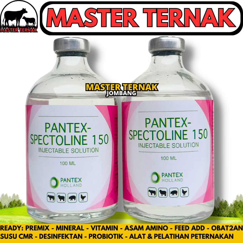 PANTEX SPECTOLIN 100ML - Obat Snot Cekrek Ngorok CRD Complex Ayam Ampuh - Like LS Injection Interspe