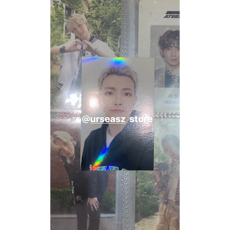 photocard ateez hongjoong makestar 3.0 holo