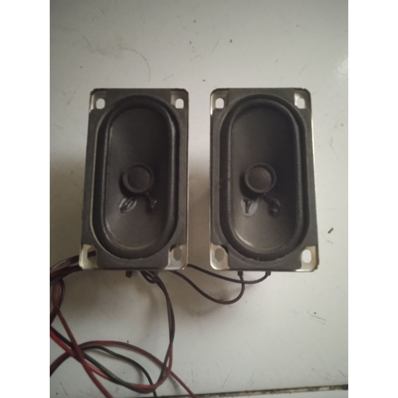 speaker tv 2 pcs ukuran 9 x 5 cm second normal