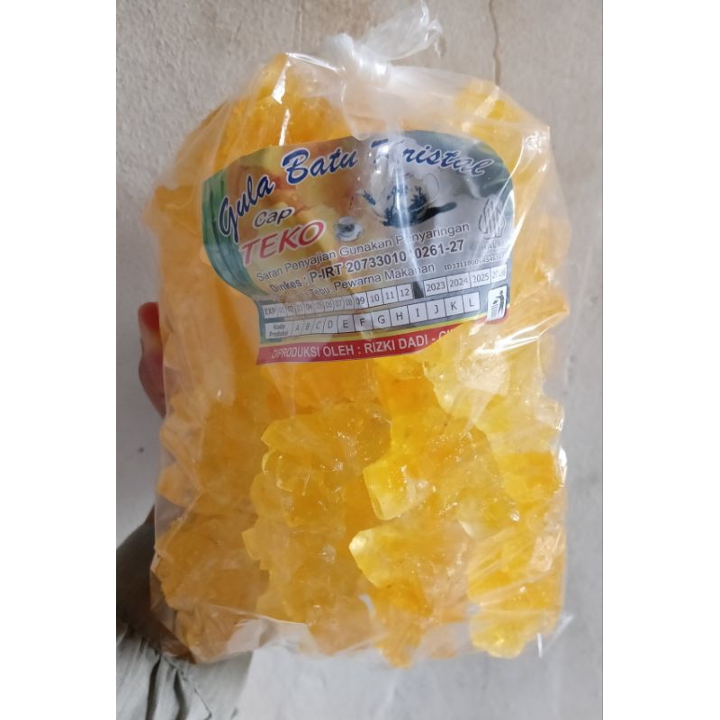 

GULA BATU KRISTAL KUNING ORGANIK 1 KG ISI SEDANG/AGAL