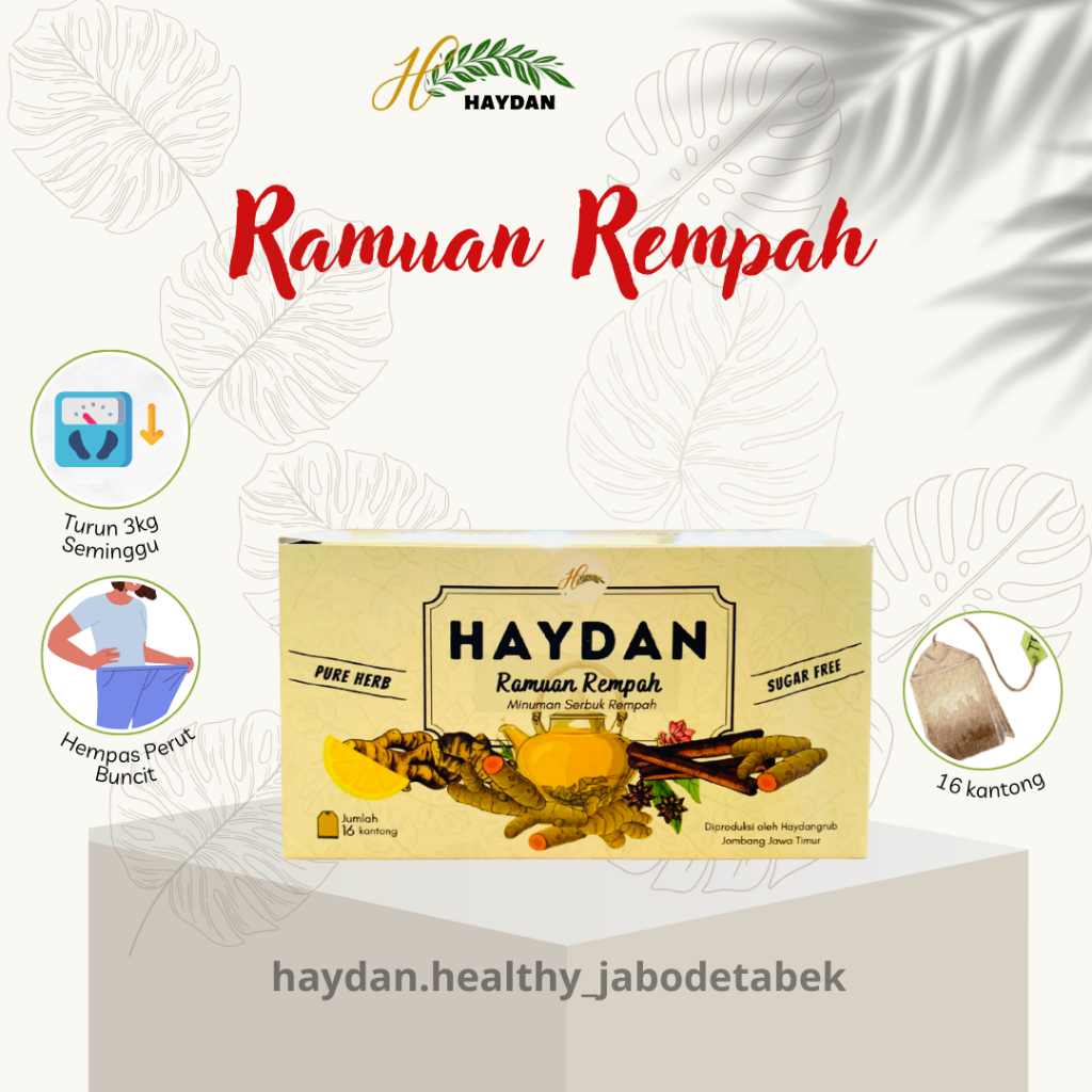 

Haydan Detox Ramuan Rempah isi 1 box