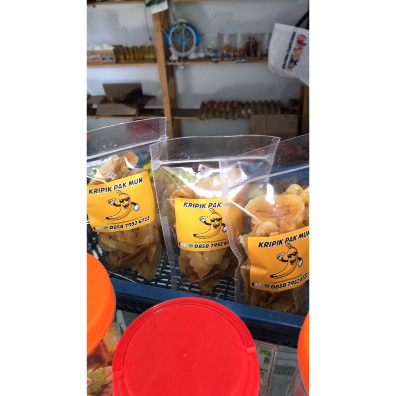 

kripik pisang ,halal ,enak nikmat bikin nagih