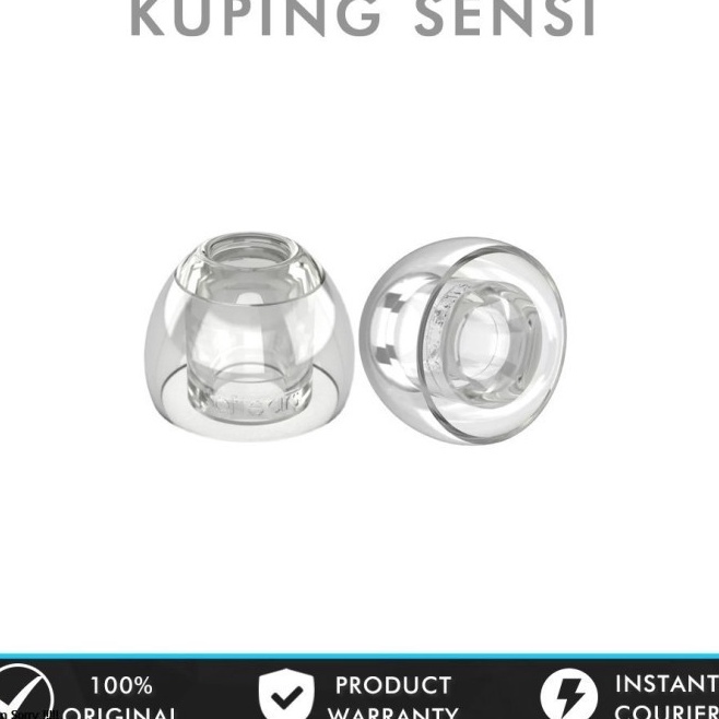 Softears UC Ultra Clear Silicone Eartips for IEM In Ear Monitors