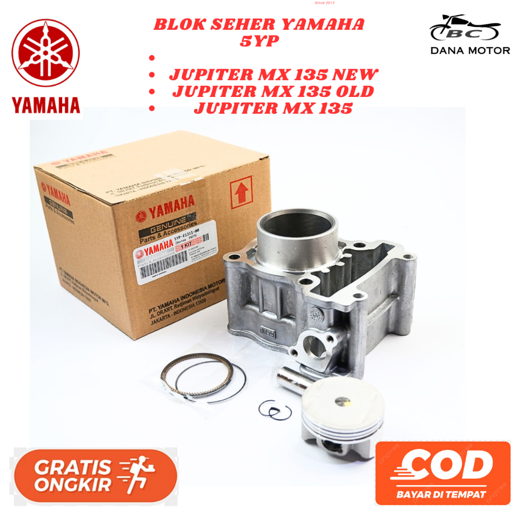 Blok Seher Jupiter Mx Ori / Blok Mesin Yamaha Jupiter Mx 135 ori Premium - 5YP-E1311-00