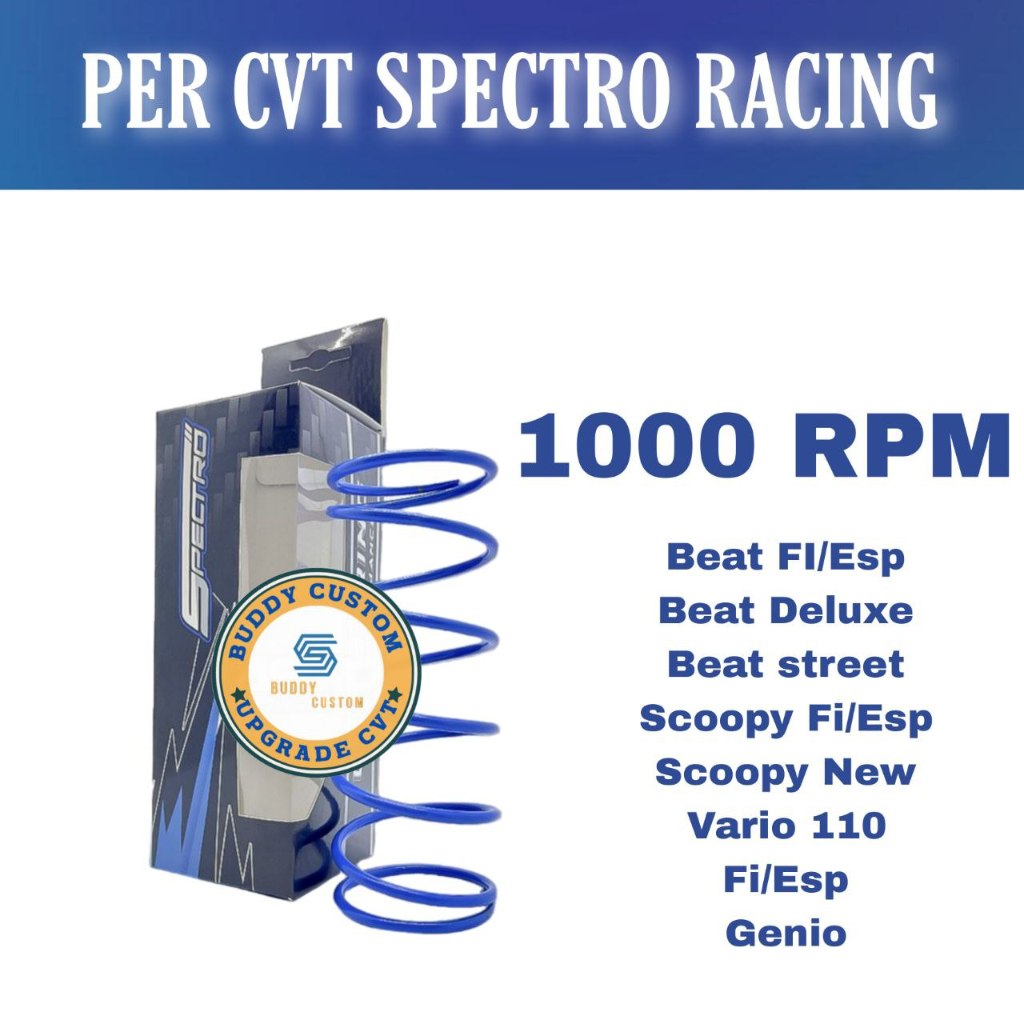 Per CVT Beat Fi/Esp Karbu Scoopy Fi/Esp Karbu Genio 1000 RPM Spectro - Per CVT 1000 RPM Beat Fi/Esp 