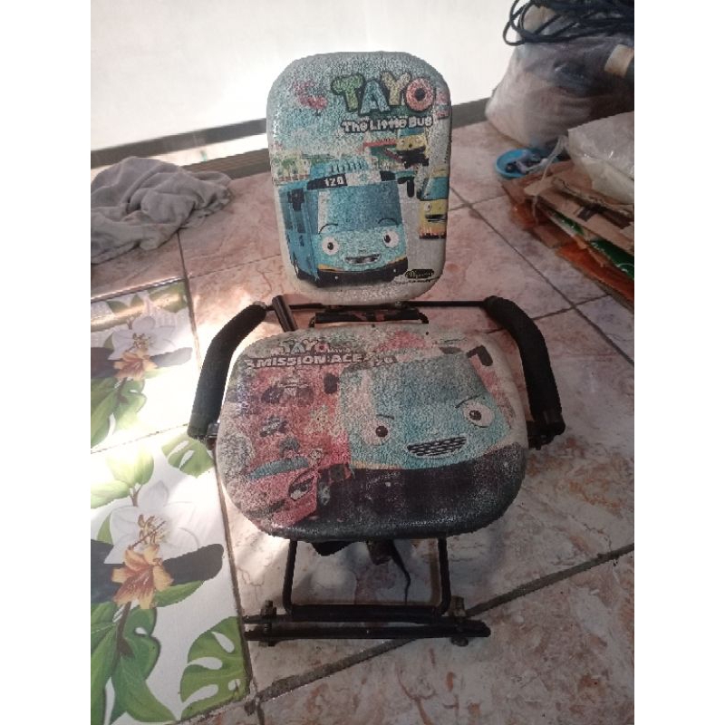 kursi boncengan anak motor bebek Supra