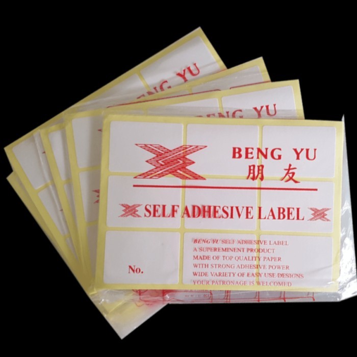 

Label Harga, self Adhesive Label (BEG YU)