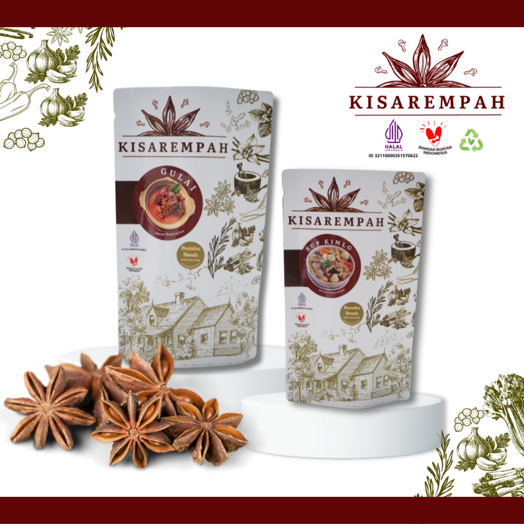 

Bumbu Kimlo & Bumbu Gulai | 2 SASET | Bumbu Instant Cepat Saji by KisaRempah