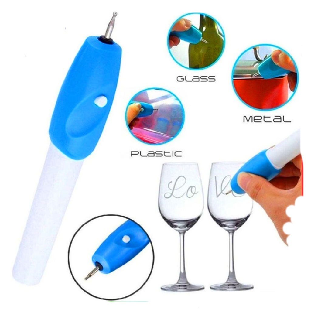 

IDEKU Alat Ukir Grafir Elektrik EZ Engraver Pen Ukir Besi Kaca Kayu Plastik Praktis - Pen Alat Ukir Elektrik