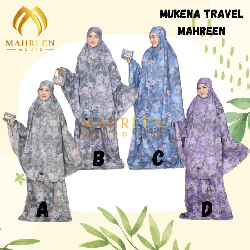 Mukena Traveling Mini Pouch Mukena Traveling Motif Parasut Korea Premium