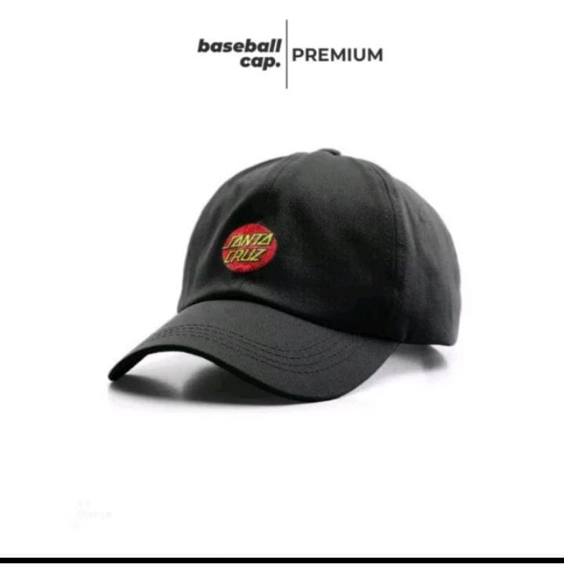 TOPI BASEBALL CAPS PREMIUM PRIA WANITA ORIGINAL LOGO SANTA CRUZ II