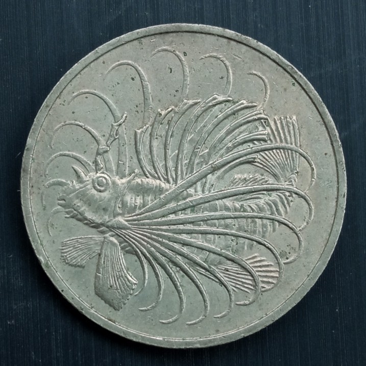 Koin Kuno Singapura 50 Cents 1967-1985 (tahun acak) | Koin Asing Mancanegara