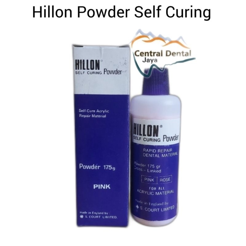Hillon Powder Self Curing Veined (175gr) / Bubuk SC Otomatis Tanpa Rebus / Bahan Bubuk Akrilik Self 