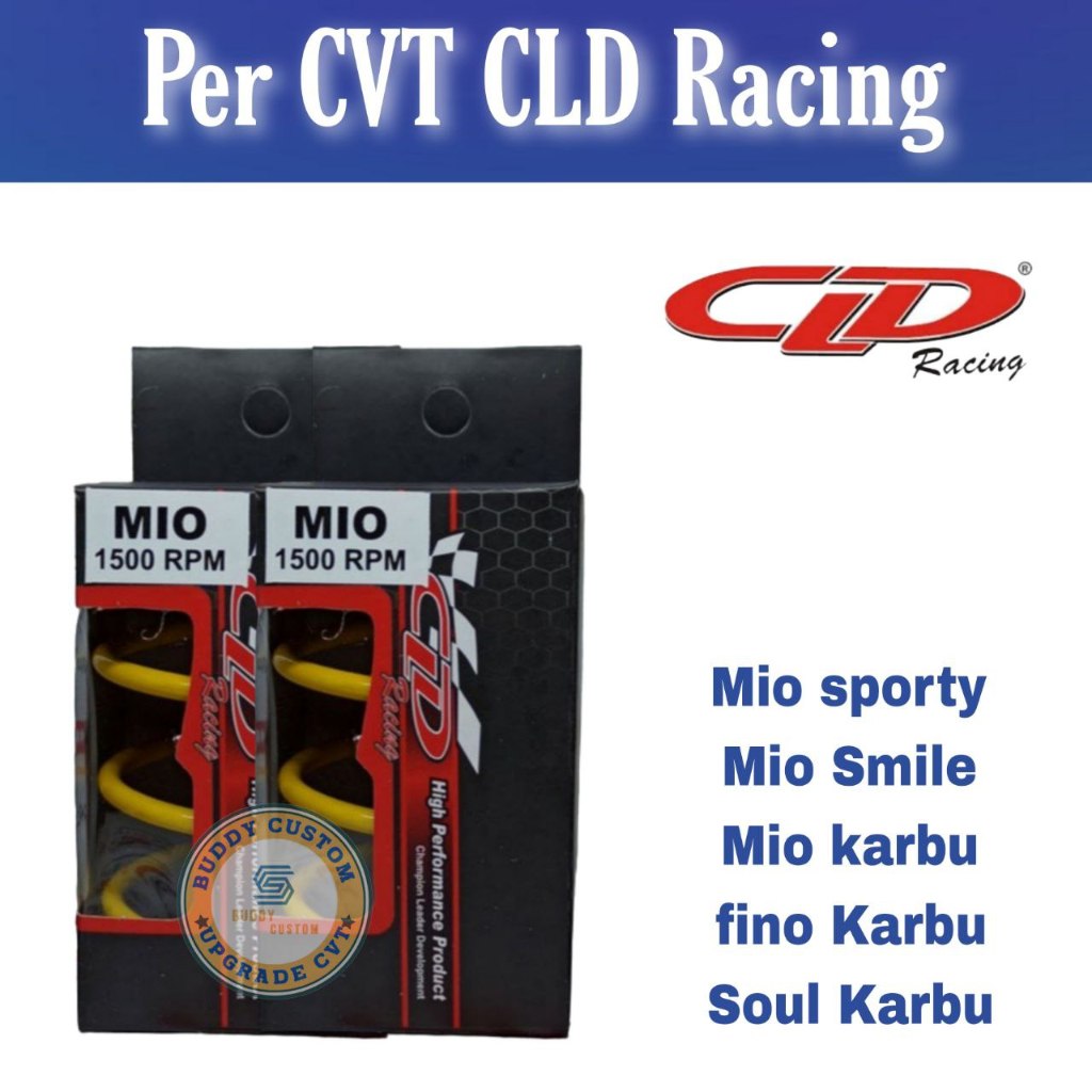 Per CVT CLD Racing Mio Karbu Smile Fino 1500 RPM - Per CVT Mio karbu 1500 RPM - Per CVT  Mio Karbu S