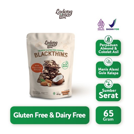 

Ladang Lima Blackthins Mini Bites 80 gram - Cookies Gluten Free