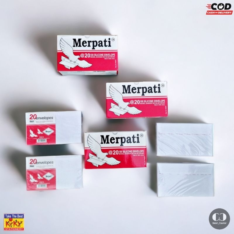 

( 20 Lembar ) AMPLOP MERPATI TANGGUNG UKURAN 152×90mm