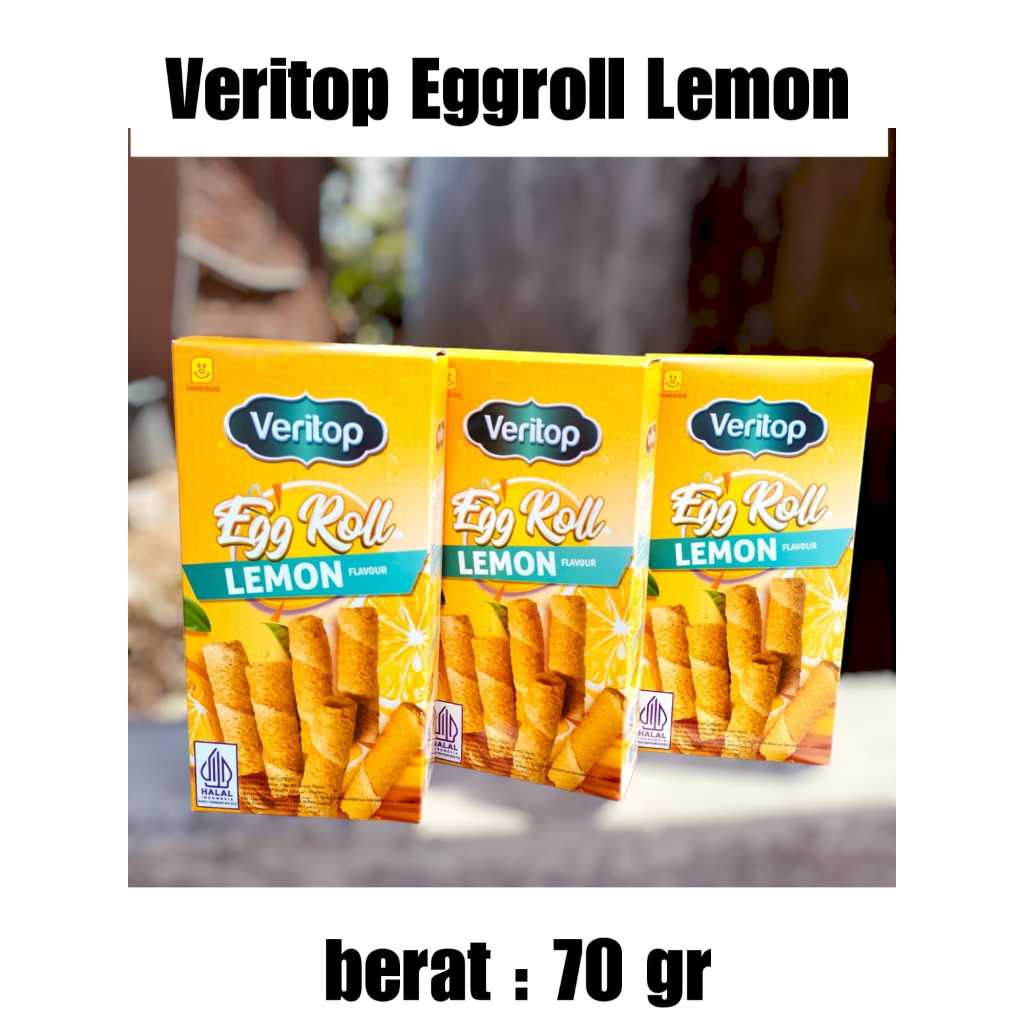 

Veritop Egg Roll Eggroll Lemon 70 gr