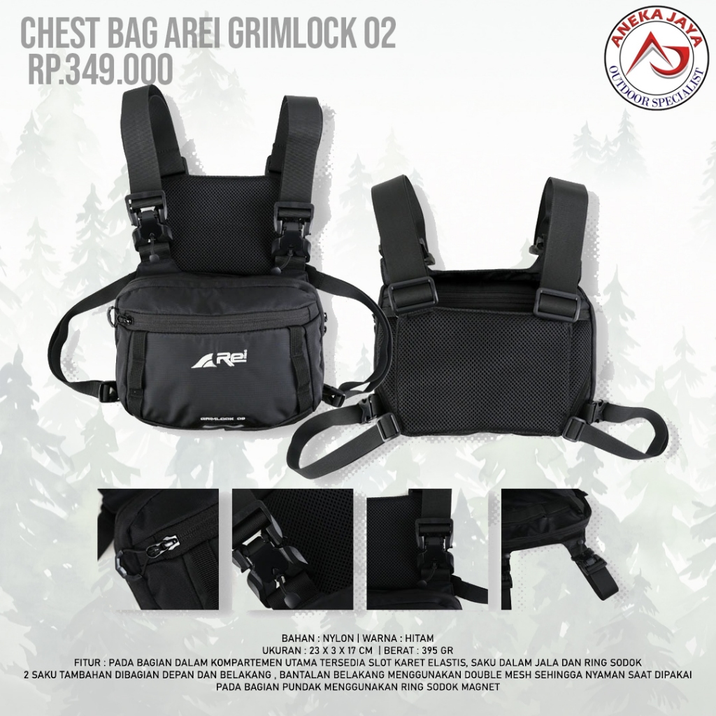 TAS DADA AREI CHEST BAG GRIMLOCK 02