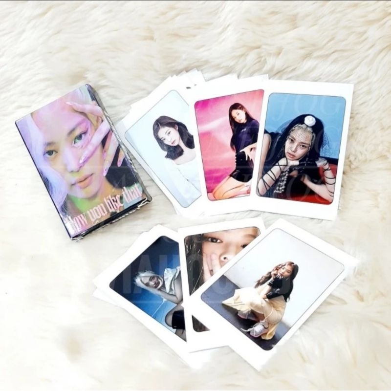 Photocard Jennie Black Pink How You Like That 30 pcs Lomo Card Jennie HYLT 30 pcs Polaroid Jennie Bl