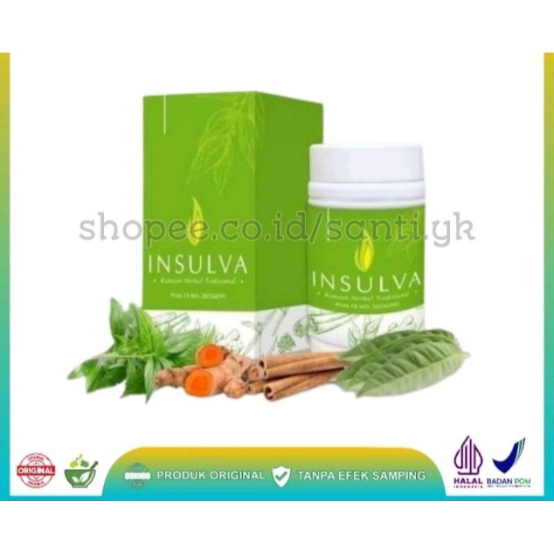 INSULVA Asli Original 100% Obat Diabetes Kencig Manis BPOM