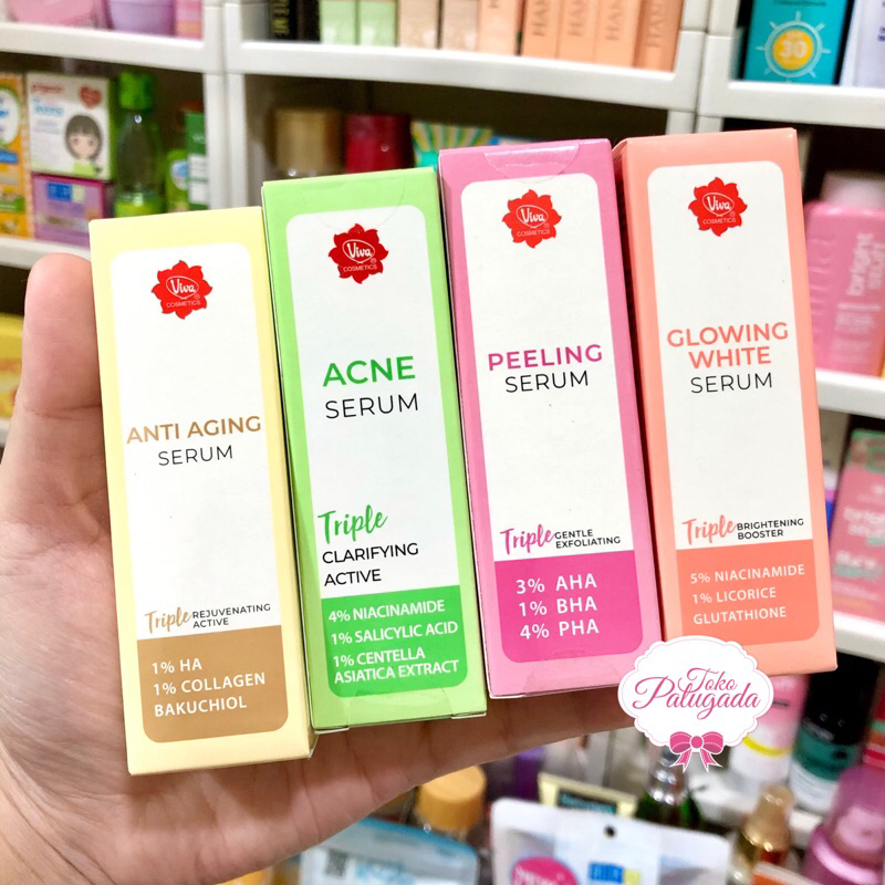 VIVA Face Serum 20ml - Serum Viva - Viva Peeling Serum - Viva Acne Serum - Viva Glowing White Serum