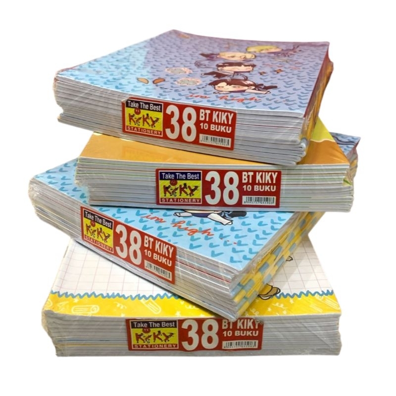 

Buku tulis sekolah Kiky polos 38 lembar 1pak 10pcs