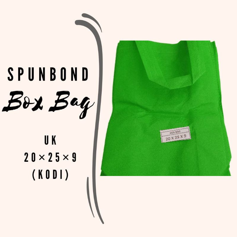 

Tas Spunbond BOX BAG(kodi)