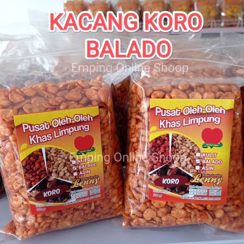 

KACANG KORO PEDAS BALADO ASLI KHAS LIMPUNG