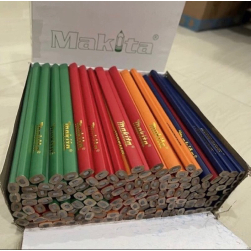 

MAKITA Pensil tukang makita carpenters pencil pinail kayu bangunan craftsman ecer pensil kayu