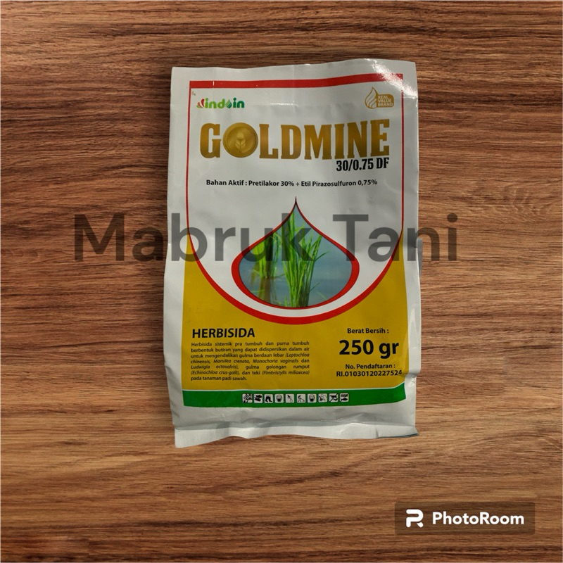 Herbisida padi pra tumbuh GOLDMINE 250 Gram setara erosgold