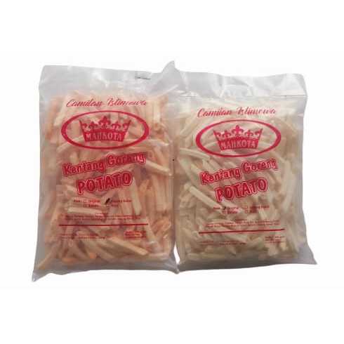 

Kentang Goreng/Stick Potato/Stick Kentang Goreng Mahkota Kemasan 250Gr