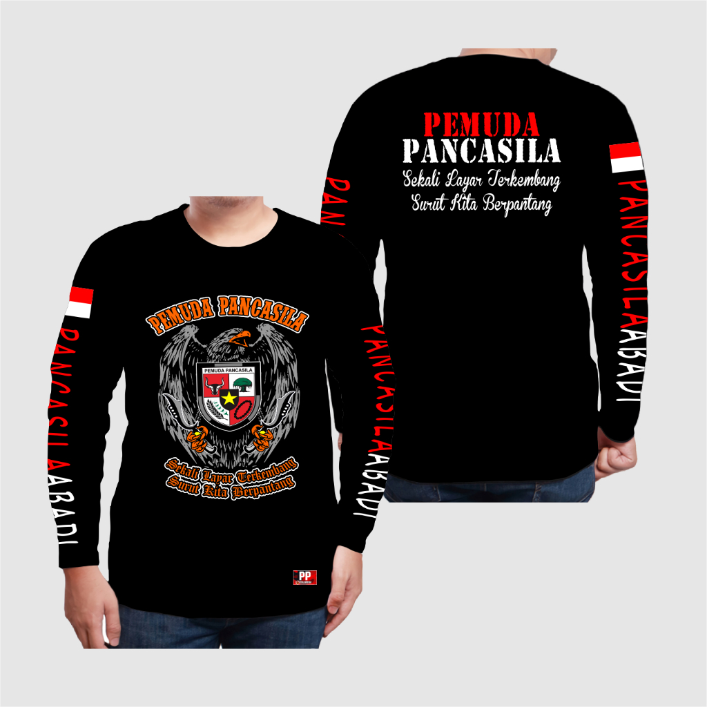 TERBARU 2024 KAOS PEMUDA PANCASILA BAJU PP 01 LENGAN PANJANG