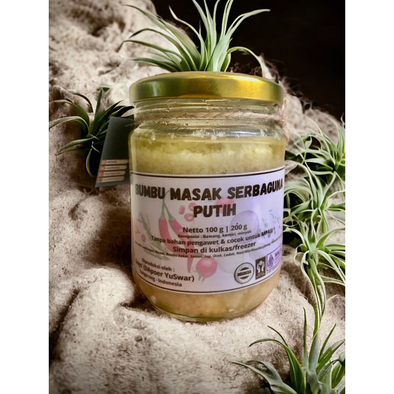 

BUMBU DASAR MASAK SERBAGUNA PUTIH Jar by Days'