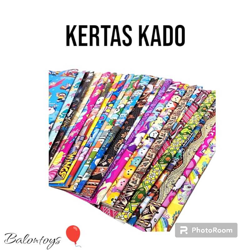 

BALONTOYS KERTAS KADO KARAKTER TAYO AVENGERS IRON MAN UNICORN KERTAS KADO GLOSSY KERTAS KADO TEBAL