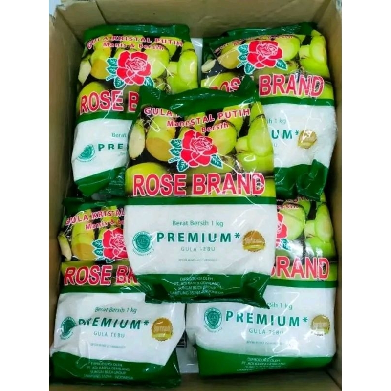 

GULA PASIR - ROSE BRAND PUTIH PREMIUM DAN KUNING KEMASAN 1 KG