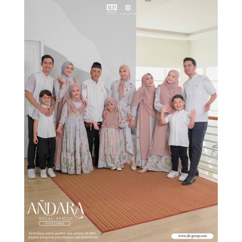 DOVE CORAL/ANDARA ROYAL FAMILY BY VALDYA/ PRINCESS DRESS/ GLAM DRESS/ GAMIS COUPLE/KOKO COUPLE BEST 