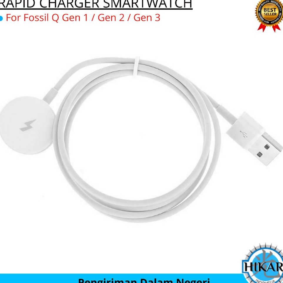 Rapid Charger Fossil Smartwatch Q Gen 2 Gen 3 Gen 4 Gen 5 Michael Kors Sofie Access Bradshaw Grayson