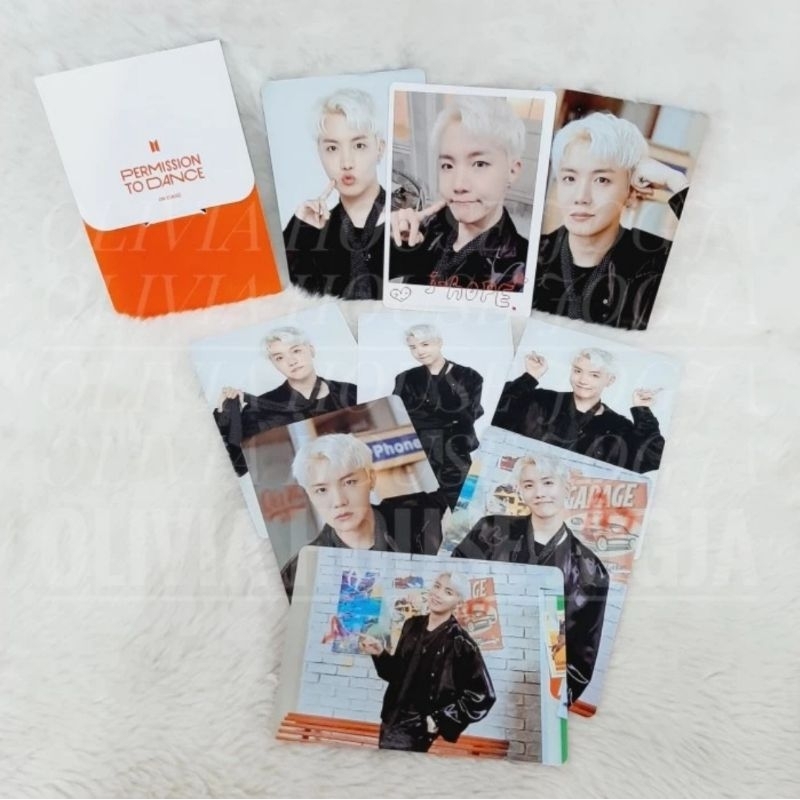Photocard Jhope BTS Permission To Dance Concert Mini Photocard Permission To Dance Concert BTS Jhope