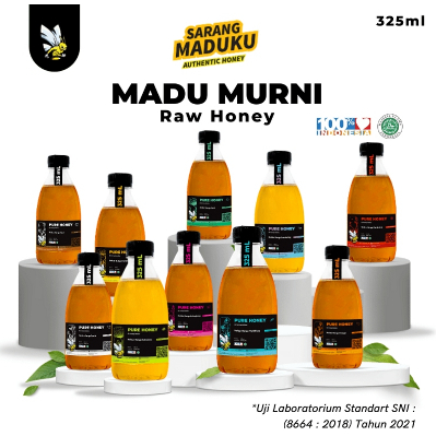 

Little Ummah Honey - Madu Murni Asli 100% Raw Honey 325ml Madu Asam Lambung Asma GERD Imun Booster