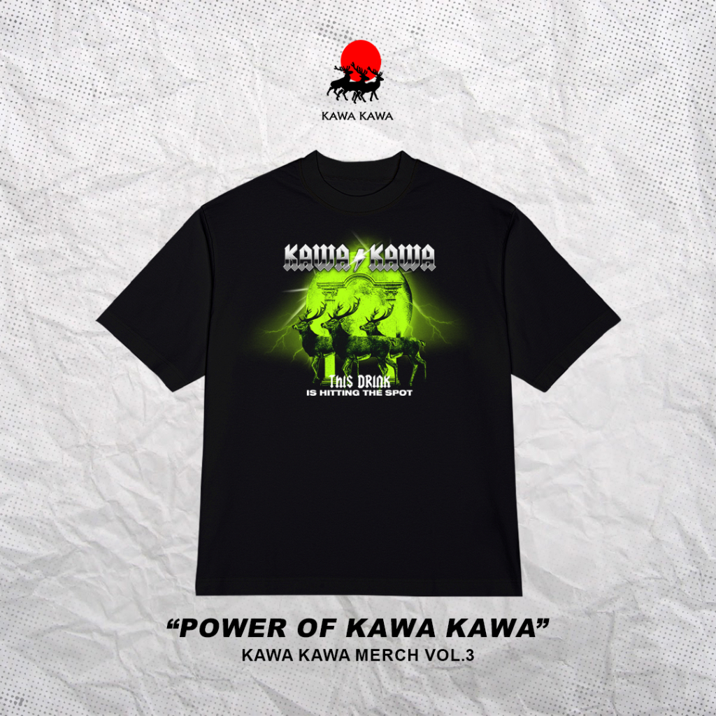 T SHIRT KAWA KAWA MERCH VOL 3 - Power of Kawa Kawa