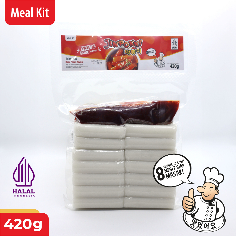 

JINYOUNG FOOD JINPOKKI Meal Kit Tokpokki Saus Pedas Manis 420g