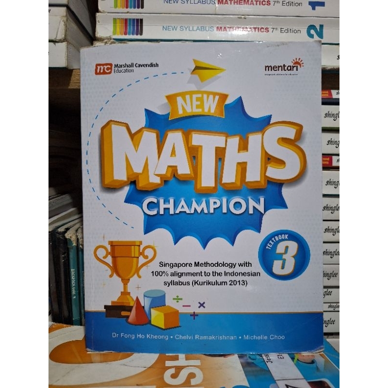 buku new maths champion 3 textbook 3