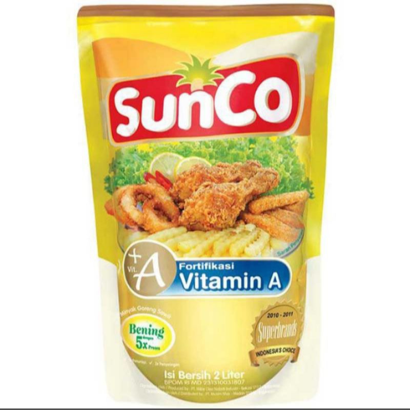 

SunCo 2 Liter minyak goreng