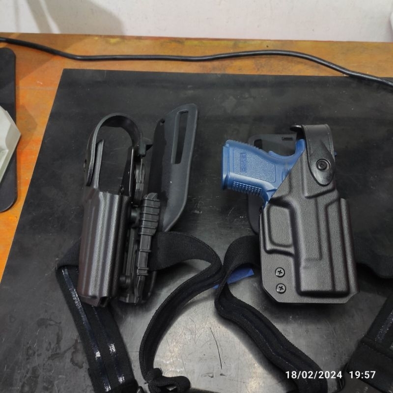 kydex holster hs mini hs9 baby khusus paha