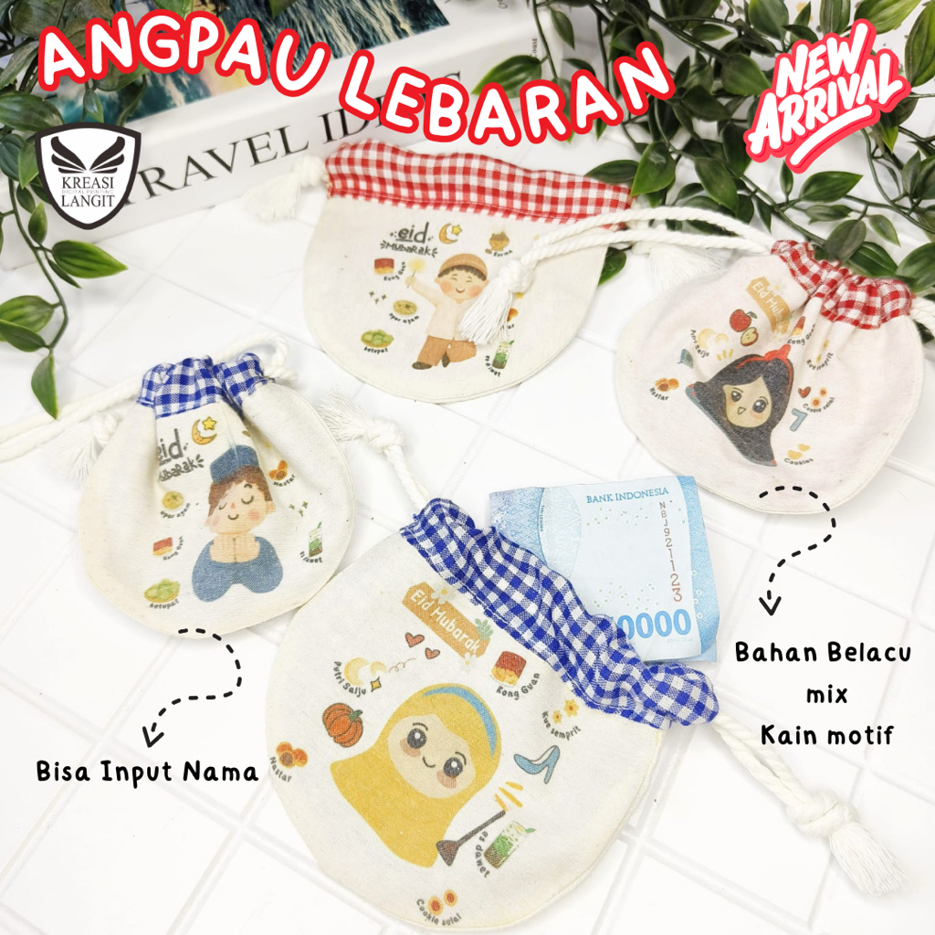 

AMPLOP LEBARAN MURAH l AMPLOP LEBARAN UNIK LUCU l BISA INPUT NAMA